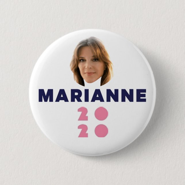 Bóton Redondo 5.08cm Marianne Williamson 2020 (Frente)