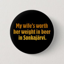 Marido Cerveja Botão Preto