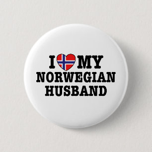 Bóton Redondo 5.08cm Marido norueguês