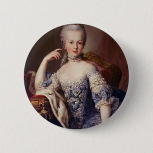 Bóton Redondo 5.08cm Marie Antoinette