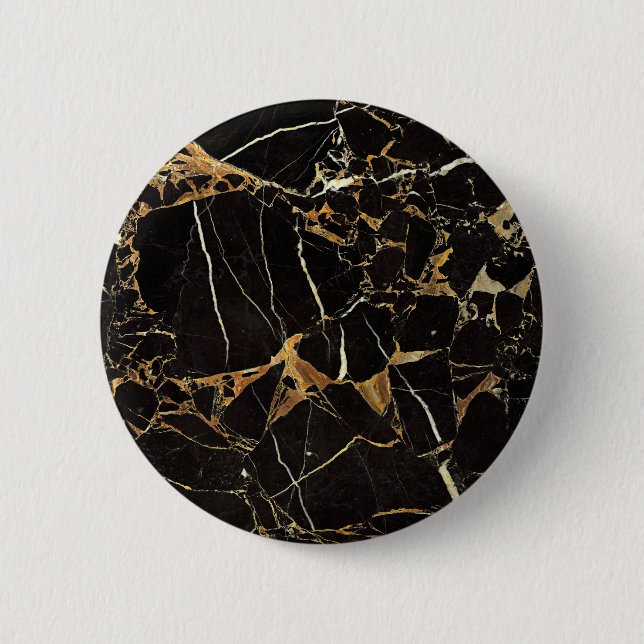 Bóton Redondo 5.08cm Mármore Dourado Preto - ADD, se desejar (Frente)