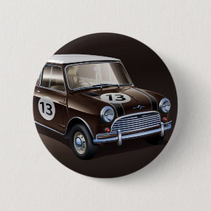 Bóton Redondo 5.08cm Marrom de Mini Cooper S