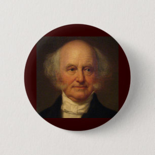 Bóton Redondo 5.08cm Martin Van Buren 8º Presidente