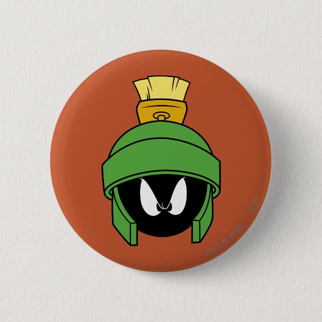 Bóton Redondo 5.08cm MARVIN MARTIAN™ Mad (Frente)