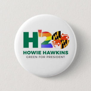 Bóton Redondo 5.08cm Maryland para Howie Hawkins 2020