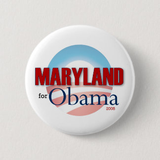 Bóton Redondo 5.08cm Maryland para Obama