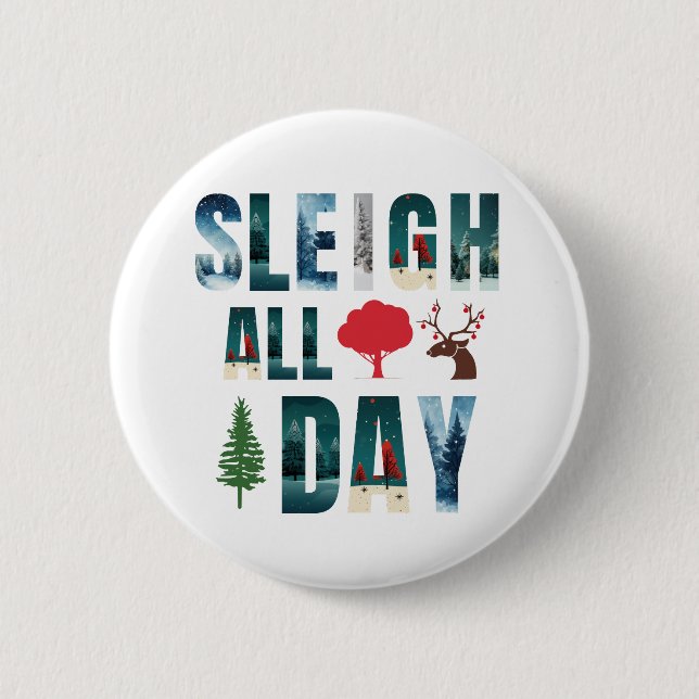 Bóton Redondo 5.08cm Máscaras Negros Letras Cenas de Inverno 'Suspirar  (Frente)