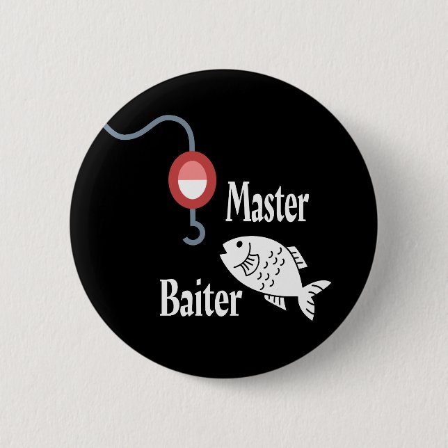 Bóton Redondo 5.08cm Master Baiter Fisheries Funny (Frente)