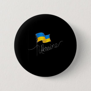 Bóton Redondo 5.08cm Mastro de bandeira assinado pela Ucrânia - Ucrania
