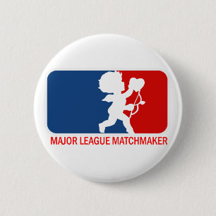 Bóton Redondo 5.08cm Matchmaker da Grande Liga