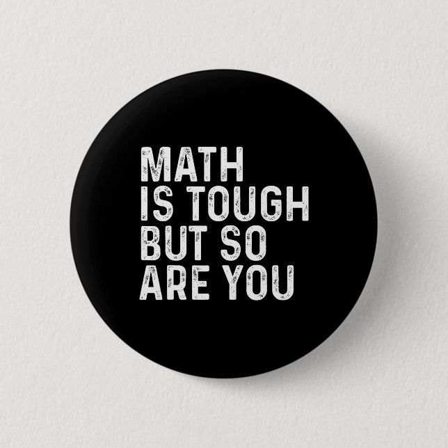 Bóton Redondo 5.08cm Matemática É Difícil Mas Você É Matemática Profess (Frente)