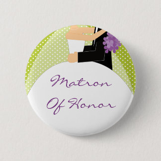 Bóton Redondo 5.08cm Matrona nupcial do partido do botão da honra/Pin