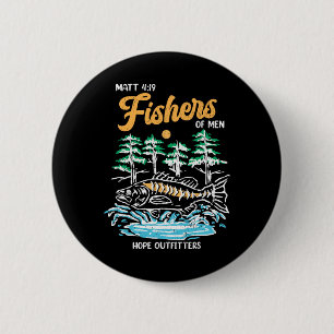 Bóton Redondo 5.08cm Matt 419 Pescadores De Homens Pais Cristãos Da Pes