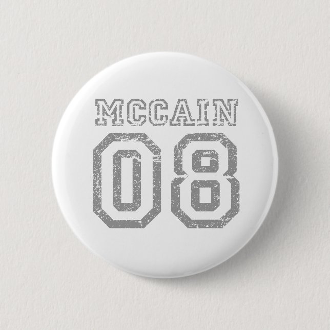 BÓTON REDONDO 5.08CM MCCAIN 08 T-SHIRT (Frente)