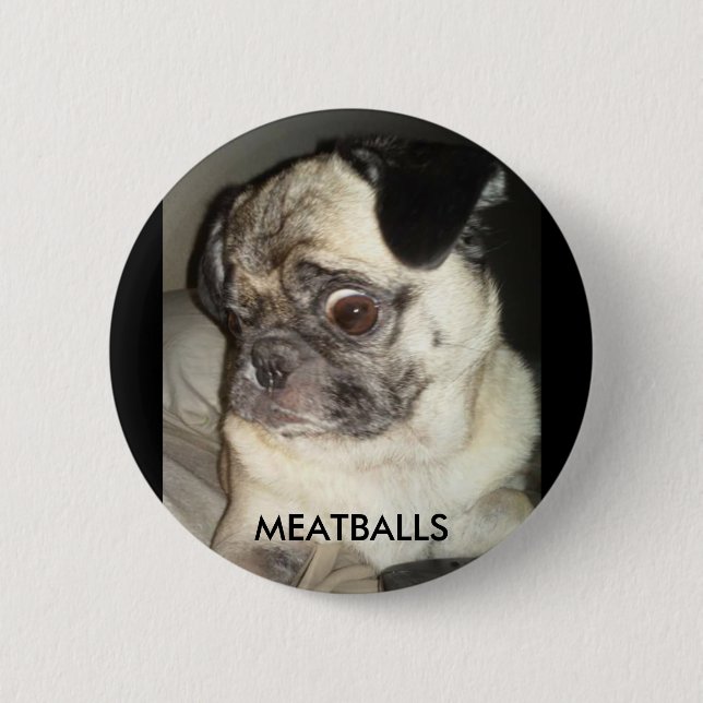 BÓTON REDONDO 5.08CM MEATBALLS (Frente)