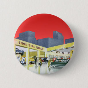 Bóton Redondo 5.08cm Mecânica Automática Vintage - Garagem Completa do