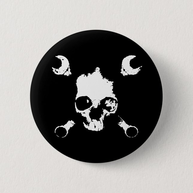 Bóton Redondo 5.08cm Mechaneer (Frente)