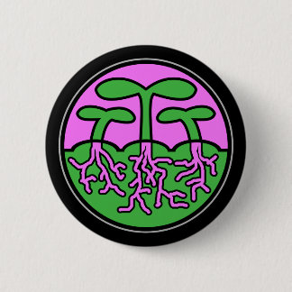 Bóton Redondo 5.08cm Medalhão da estação: Primavera