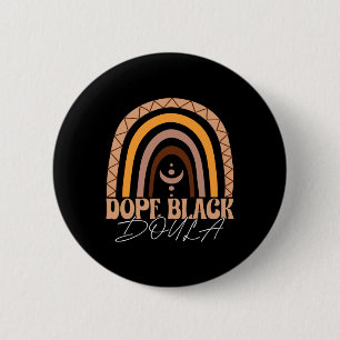 Bóton Redondo 5.08cm Medicina negra Doula Afro-Americana Parteira Nasci