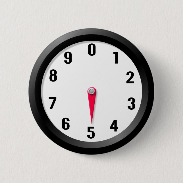 Bóton Redondo 5.08cm Medidor 5 (Frente)