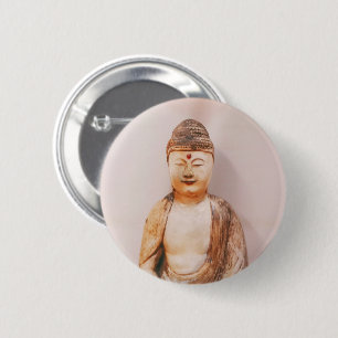 Bóton Redondo 5.08cm Meditação Buda