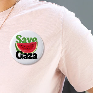 Bóton Redondo 5.08cm Melancia Gaza Palestina