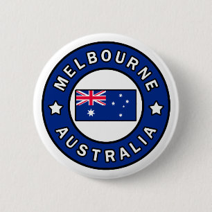 Bóton Redondo 5.08cm Melbourne Austrália