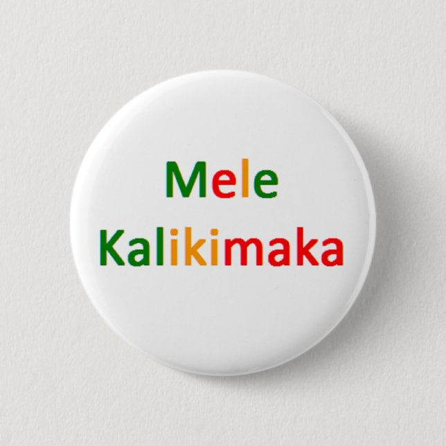 Bóton Redondo 5.08cm mele kalikimaka2 (Frente)