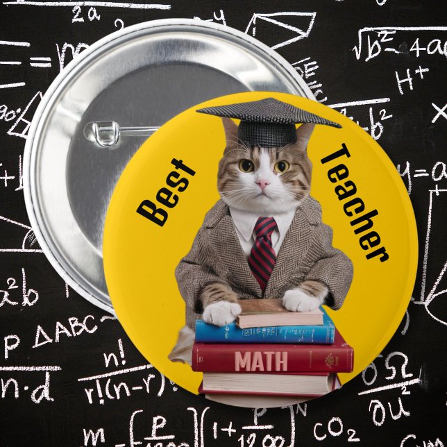 Bóton Redondo 5.08cm Melhor Apreciação Escolar Final de Professora (Criador carregado)