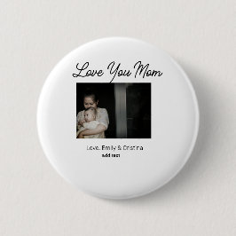 Bóton Redondo 5.08cm melhor feliz dia de as mães de mãe adicionar nome 