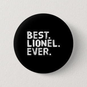 Bóton Redondo 5.08cm Melhor. Lionel. Nunca. Piada G de Nome Personaliza