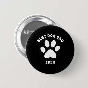 Bóton Redondo 5.08cm Melhor Pai De Cachorro Personalizado De Texto