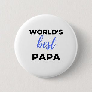 Bóton Redondo 5.08cm Melhor Papa Bl do Mundo