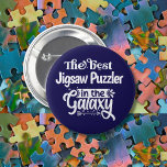 Bóton Redondo 5.08cm Melhor presente de quebra-cabeça do fã Puzzler jig<br><div class="desc">Para os amigos e familiares que se esforçam para serem o melhor quebra-cabeça da galáxia. Se você,  ou alguém que você conhece gosta de montar quebra-cabeça de quebra-cabeça,  então eles vão adorar esse crachá.</div>