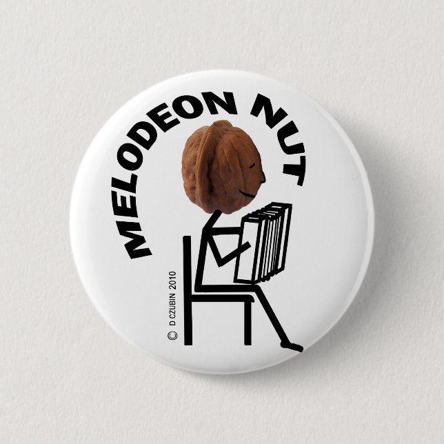 Bóton Redondo 5.08cm Melodeon Nut (Frente)