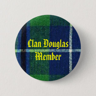 Bóton Redondo 5.08cm Membro do crachá do Tartan de Douglas do clã