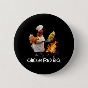 Bóton Redondo 5.08cm Meme de Cozinha Frango Chef Humor Divertido Frango