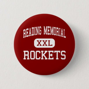 Bóton Redondo 5.08cm Memorial da leitura - Rockets - alto - leitura