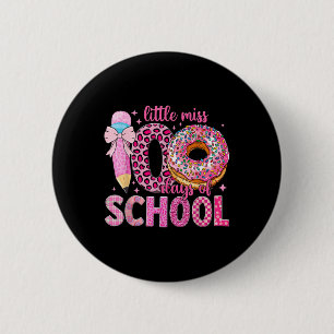 Bóton Redondo 5.08cm Menina 100 Dias Meninas Mais Inteligentes Rosquinh