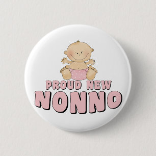 Bóton Redondo 5.08cm Menina NOVA ORGULHOSA de Nonno
