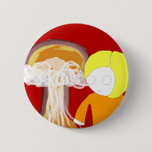 Bóton Redondo 5.08cm Menina nuclear