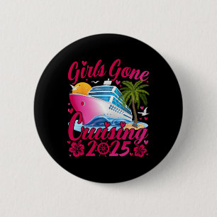 Bóton Redondo 5.08cm Meninas em Cruzeiro 2025 Férias de Cruzeiro para M