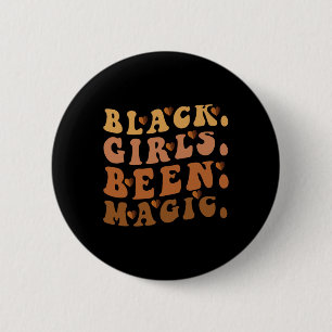 Bóton Redondo 5.08cm Meninas Negras Eram Magia Melanina Histo Afro-Amer