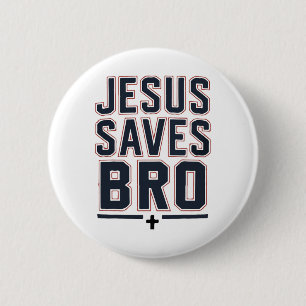 Bóton Redondo 5.08cm Menino Cristão Jesus Salva Irmão Cristo Rei Ama Vo