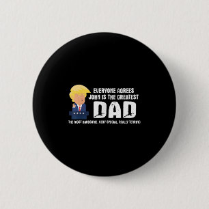 Bóton Redondo 5.08cm Mens Engraçado Trump Dizendo Maioria Citação do Pa