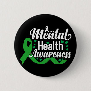 Bóton Redondo 5.08cm Mental Health Awareness Month