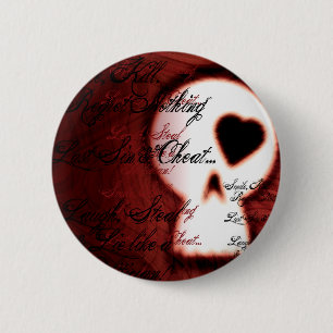 Bóton Redondo 5.08cm Mentira como um botão do político