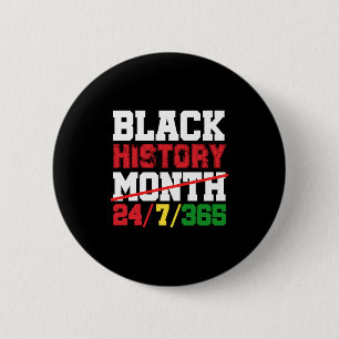 Bóton Redondo 5.08cm Mês da História Negra 247365 Orgulho Negro Ame Afr