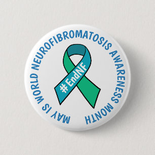 Bóton Redondo 5.08cm Mês de Consciência da Neurofibromatose Mundial
