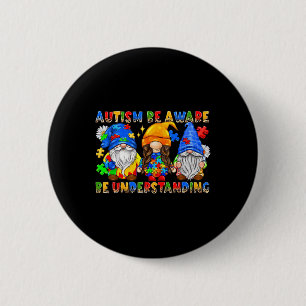 Bóton Redondo 5.08cm Mês do Autismo Dia Mundial de Conscientização sobr